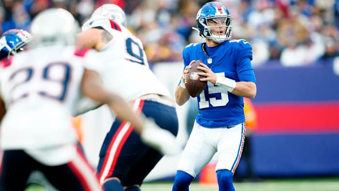 Tommy DeVito has thrown four touchdowns with no interceptions during New York’s two-game winning streak.